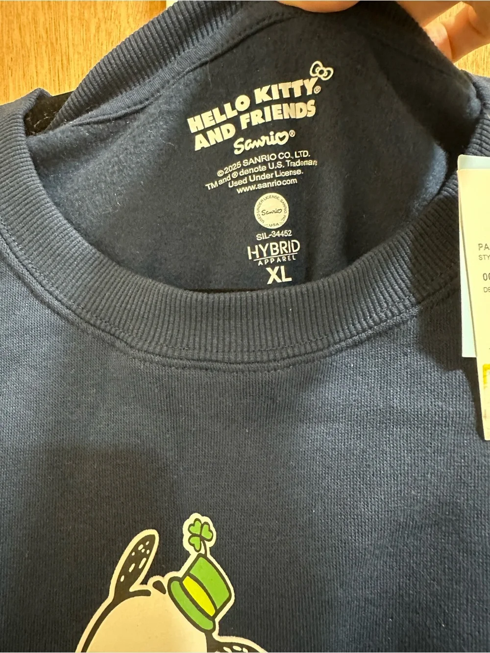 Sanrio sweatshirt navy